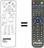 Replacement remote control REMCON371