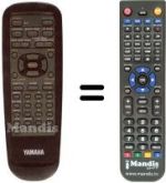 Gleichwertige Fernbedienung Yamaha NX703130