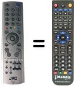 Replacement remote control JVC LT-32DY8ZG