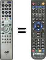 Replacement remote control JVC LT32R70SRR