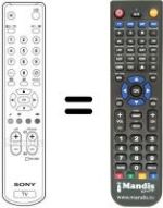 Replacement remote control Sony KV-32DX20U