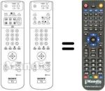 Replacement remote control Sony KV-32DS60U