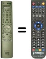 Replacement remote control Sony KV-32FQ80