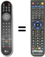Replacement remote control LG L4200AFL