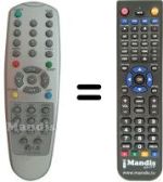Gleichwertige Fernbedienung LG 6710V00061M