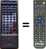 Replacement remote control RA 007