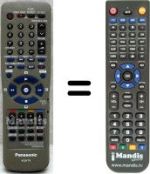 Gleichwertige Fernbedienung Panasonic N2QAKB000028