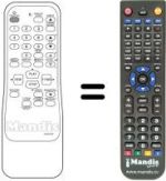 Replacement remote control Funai 14TVR1100