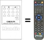 Replacement remote control Orion 1810-0381