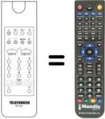 Gleichwertige Fernbedienung Telefunken F534M