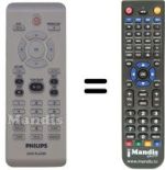 Gleichwertige Fernbedienung Philips DVP5980