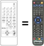 Replacement remote control Daewoo DMQ1417