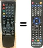 Replacement remote control RCR-35F19