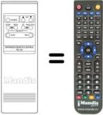 Replacement remote control RC53