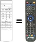 Replacement remote control Orion 5500ATRC