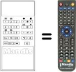 Replacement remote control RC-F552