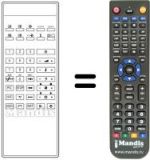 Replacement remote control RC-F703