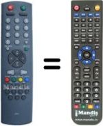 Replacement remote control RC2040