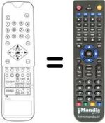 Replacement remote control Hypson NR20TD1