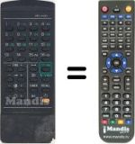 Replacement remote control Sanyo CEP4011V