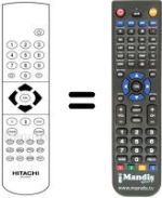 Gleichwertige Fernbedienung RC H600