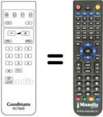 Replacement remote control RCT80B