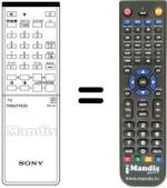 Gleichwertige Fernbedienung Sony A-1470-742-A