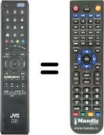 Gleichwertige Fernbedienung JVC LT-32ED91U
