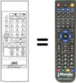 Gleichwertige Fernbedienung JVC RM-C601F