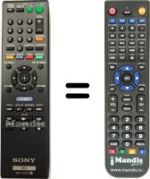 Replacement remote control RMT-B107A