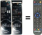Replacement remote control Sony SLV-E90