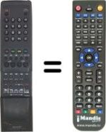 Replacement remote control Sharp RRMCG1023BMSA