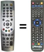 Replacement remote control Humax CXHD-1000C