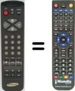 Replacement remote control Samsung CF5935Z