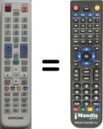 Replacement remote control Samsung LE46N73BDX/XEU