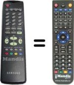 Replacement remote control Samsung CW30A90SD