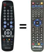 Gleichwertige Fernbedienung Samsung BN5900676A