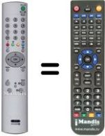 Replacement remote control RM-EA005