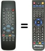 Replacement remote control Sinudyne 42000