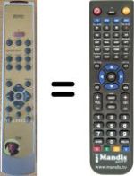 Replacement remote control 212837 DOLBY DIGITAL