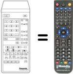 Gleichwertige Fernbedienung Panasonic TNQ8E0422