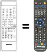 Gleichwertige Fernbedienung Panasonic TNQ8E0438