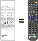 Replacement remote control TP 660 TOP / FAST