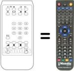 Gleichwertige Fernbedienung SCHNEIDER STV21427
