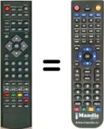 Replacement remote control TESCO XMU / RMC / 0036