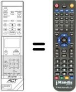 Replacement remote control Panasonic VEQ0923