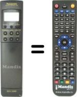Replacement remote control Panasonic VEQ1473