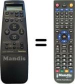 Gleichwertige Fernbedienung Panasonic VEQ1568
