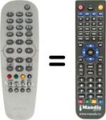 Replacement remote control Philips DSR200 / 00
