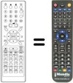 Replacement remote control NordMende NMHT1591SE